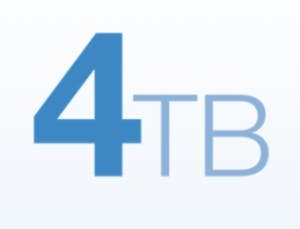 4TB high capacity FTP storage.