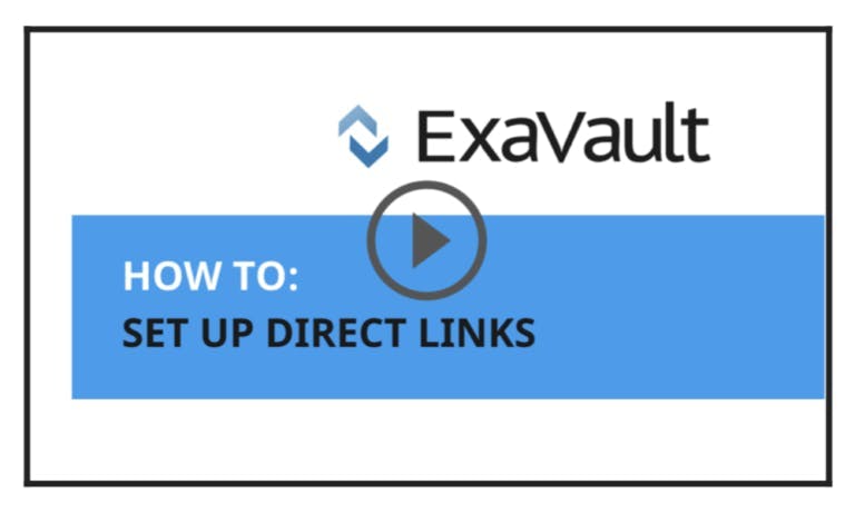 How to set up direct links video thumbnail.